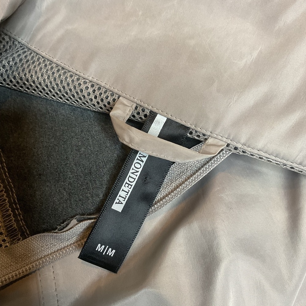 Mondetta Lightweight Hooded Jacket Beige Windbreaker M - Picture 7 of 8